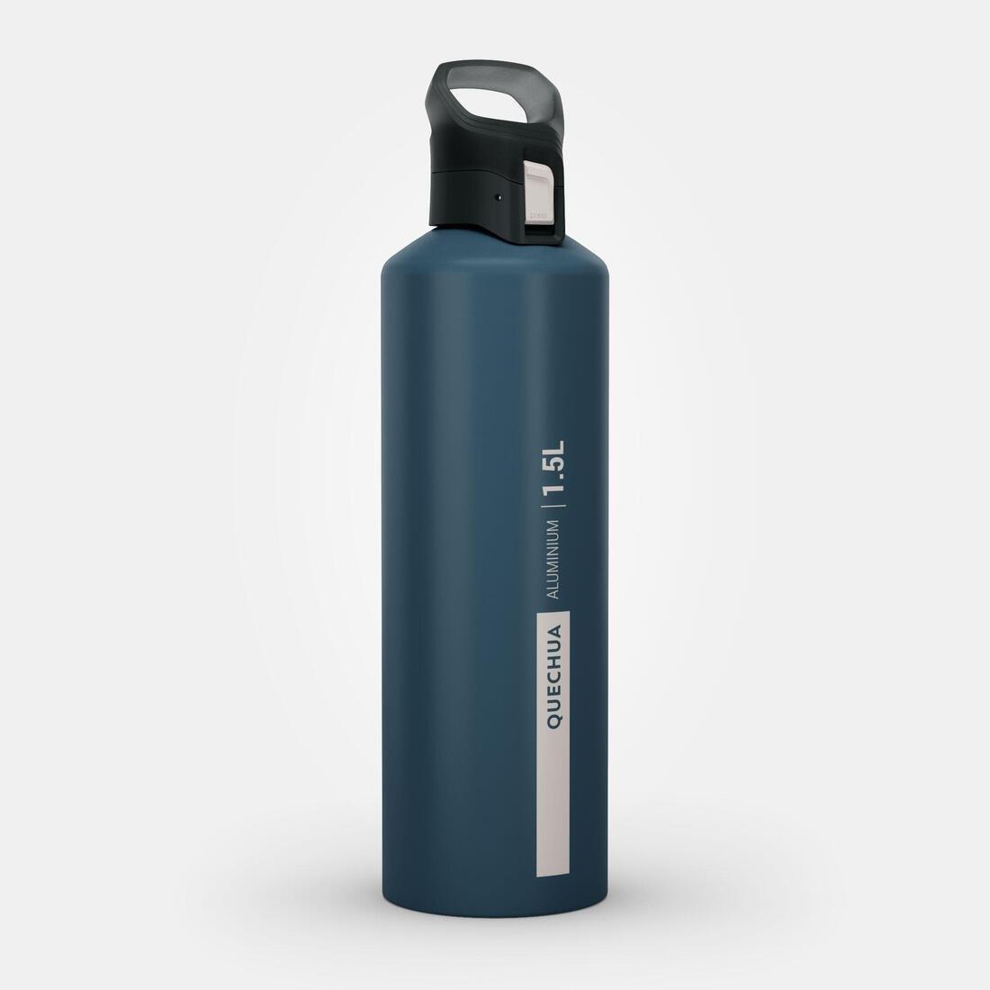 Hiking Flask Mh500 Quick-Open Cap 1.5 Litre Aluminium, Blue, No Color, large image number 10