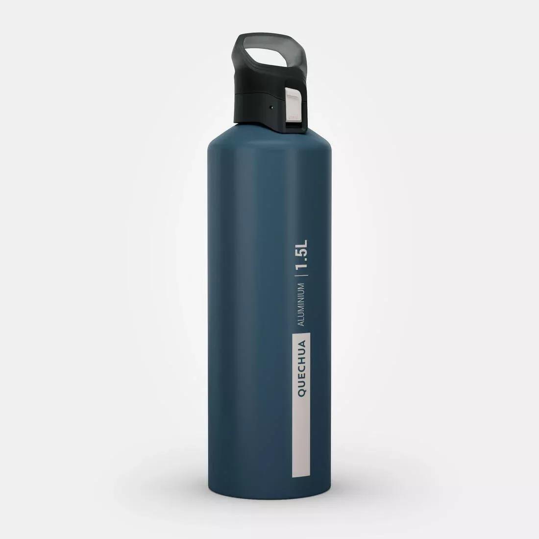 Hiking Flask Mh500 Quick-Open Cap 1.5 Litre Aluminium, Blue, No Color, large image number 14