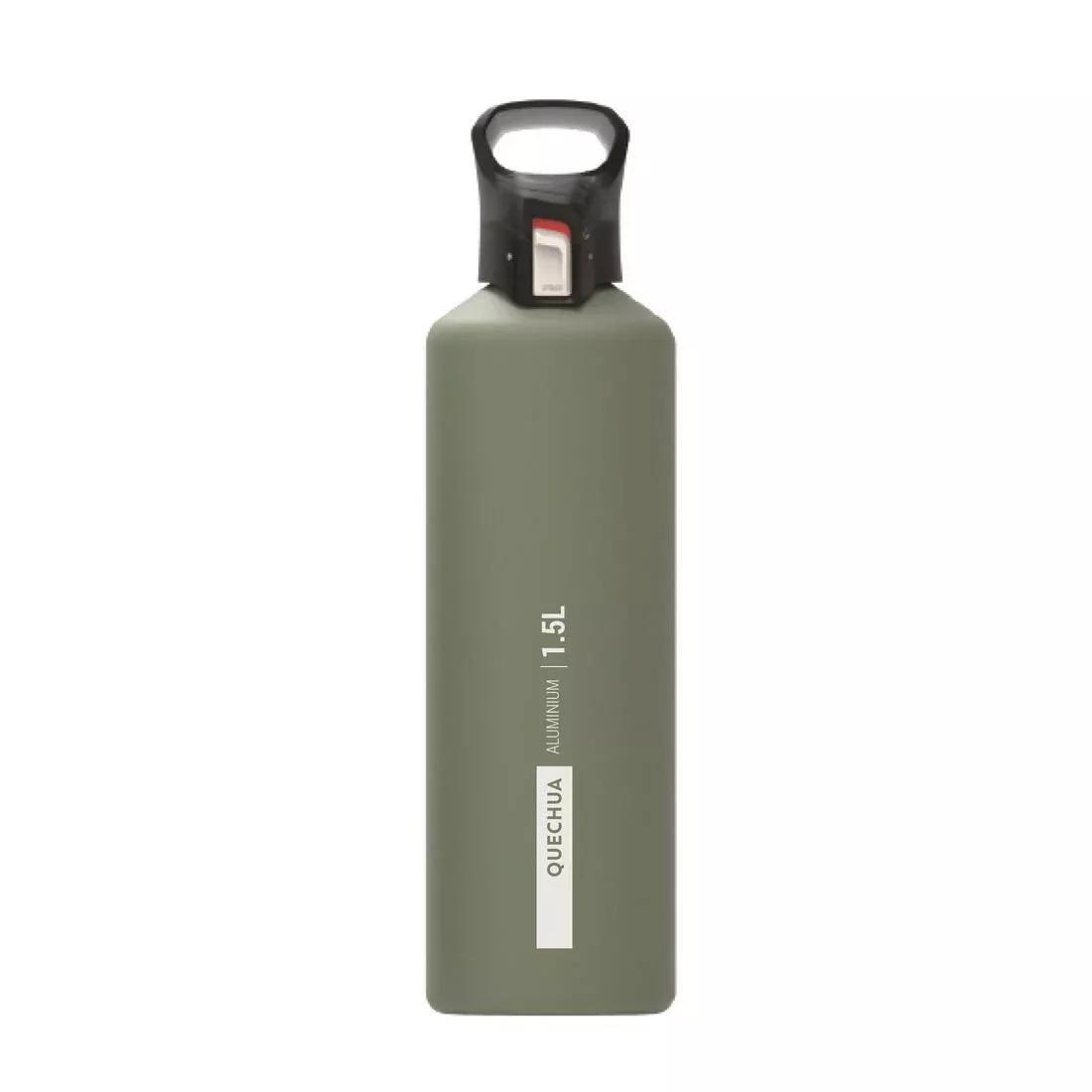 1.5L Aluminium Flask With Quick-Open Cap For Hiking, Green, No Color, large image number 3
