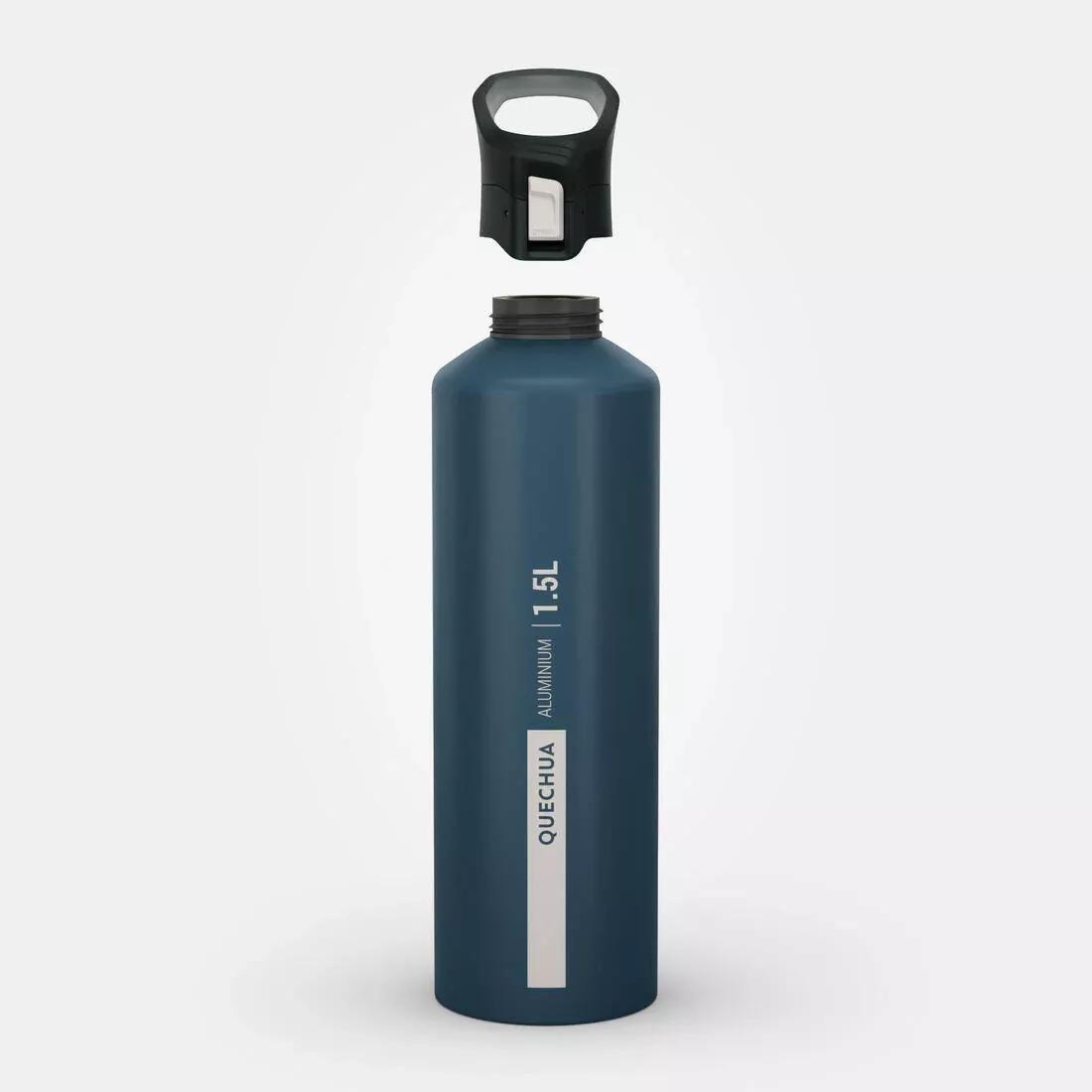 1.5L Aluminium Flask With Quick-Open Cap For Hiking, Green, No Color, large image number 6