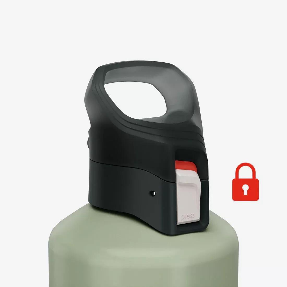 1.5L Aluminium Flask With Quick-Open Cap For Hiking, Green, No Color, large image number 11