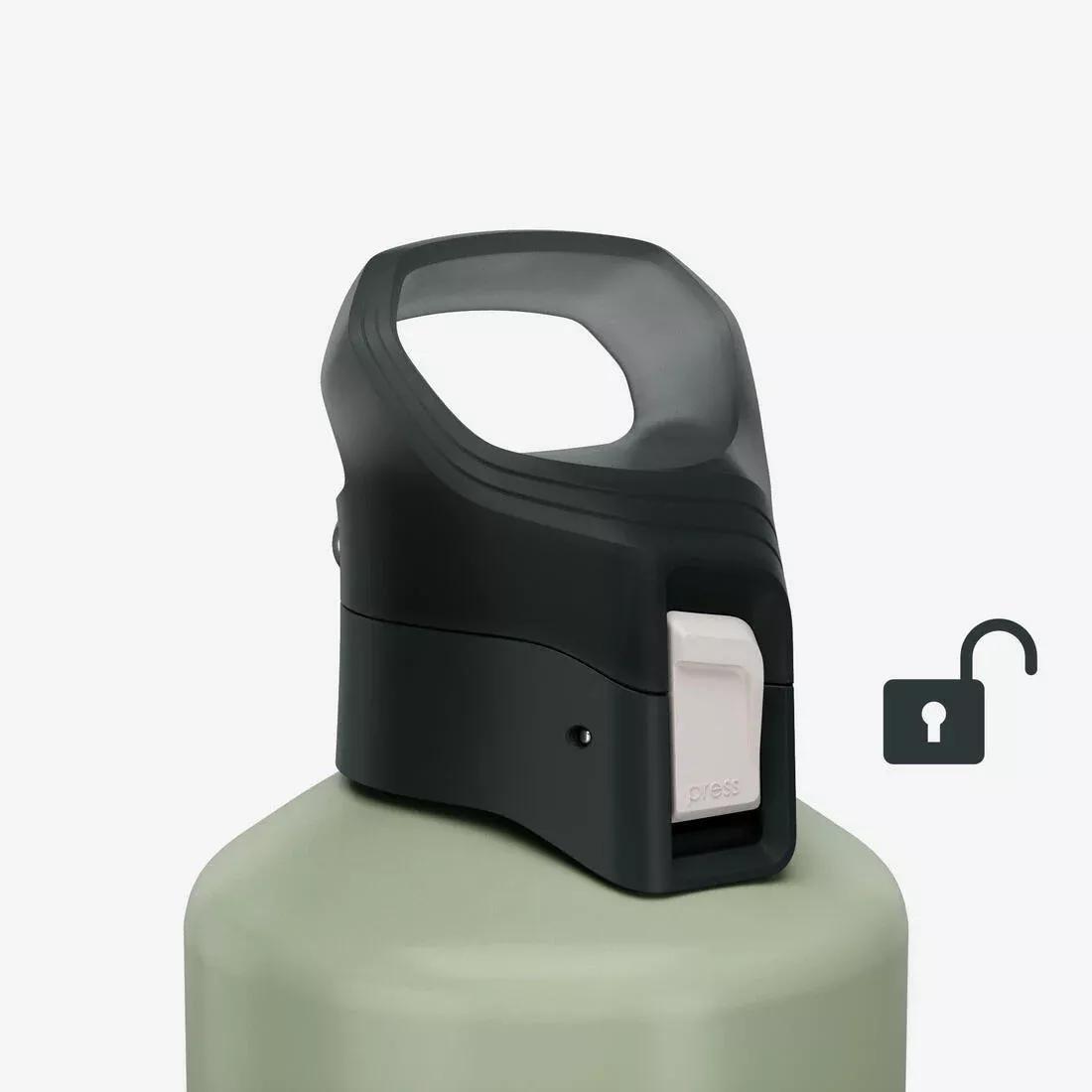 1.5L Aluminium Flask With Quick-Open Cap For Hiking, Green, No Color, large image number 12