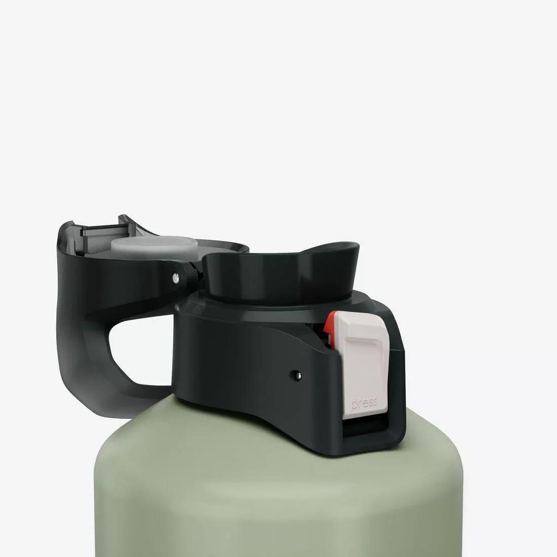 1.5L Aluminium Flask With Quick-Open Cap For Hiking, Green, No Color, large image number 14