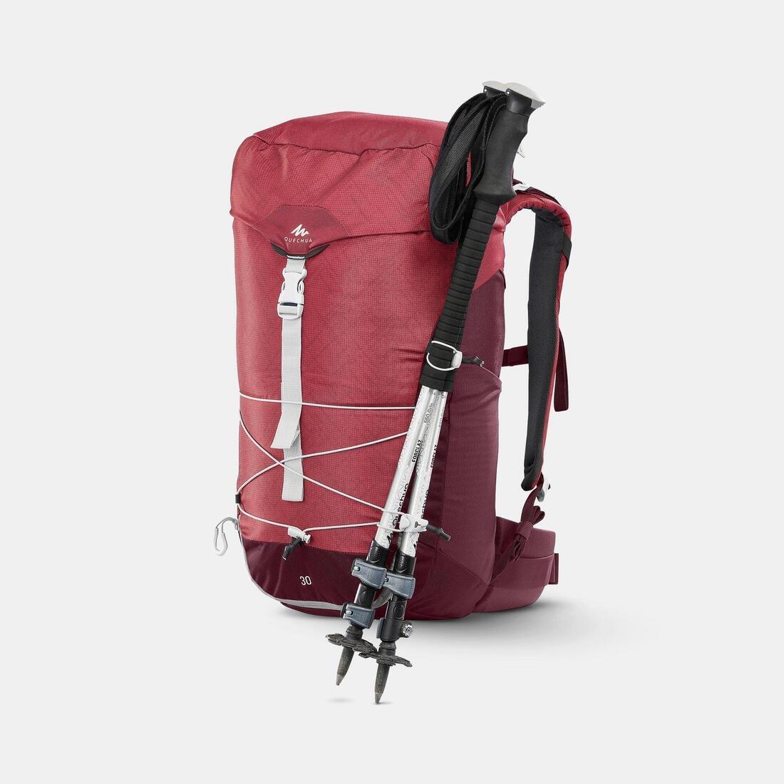 Mountain Walking Rucksack, MH100, Pink, No Color, large image number 12