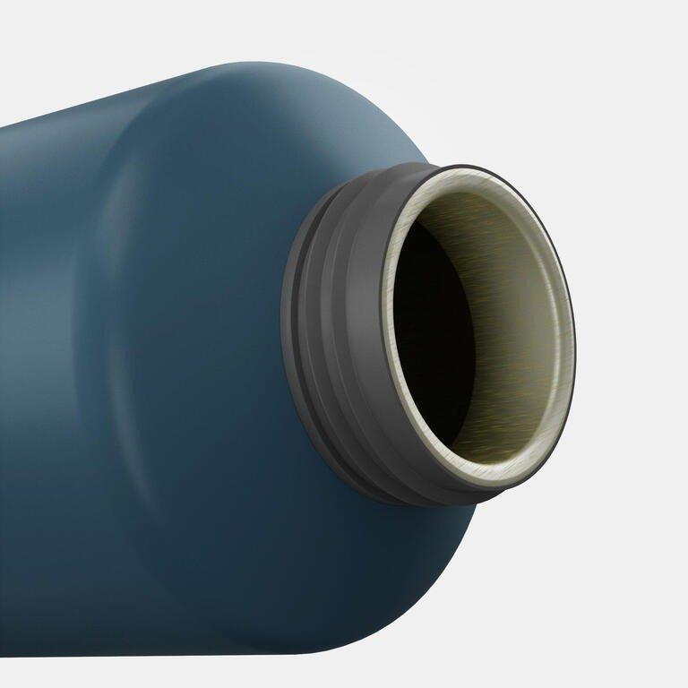 Hiking Flask Mh500 Quick-Open Cap 1 Litre Aluminium, Blue, No Color, large image number 9