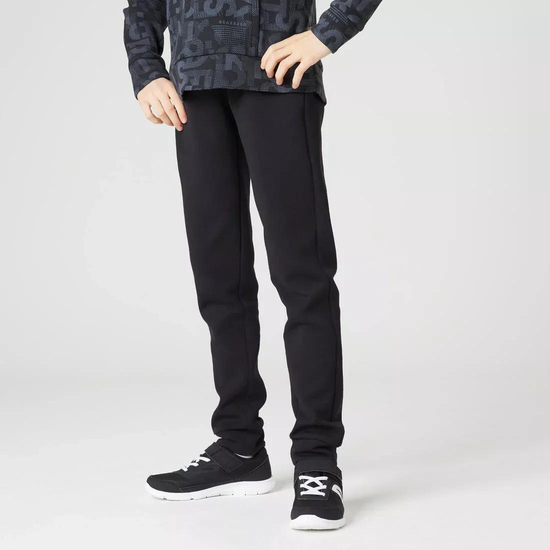 Kids Unisex Breathable Jogging Bottoms - 900, Black, , medium