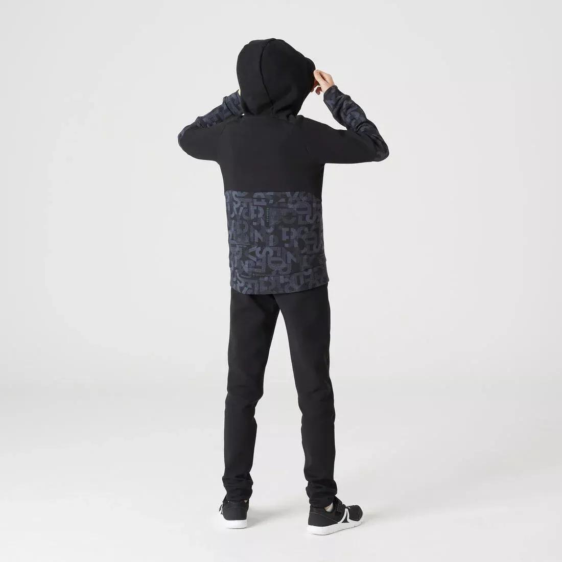 Kids Unisex Breathable Jogging Bottoms - 900, Black, , large image number 7