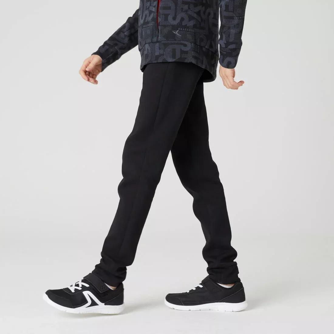 Kids Unisex Breathable Jogging Bottoms - 900, Black, , large image number 11