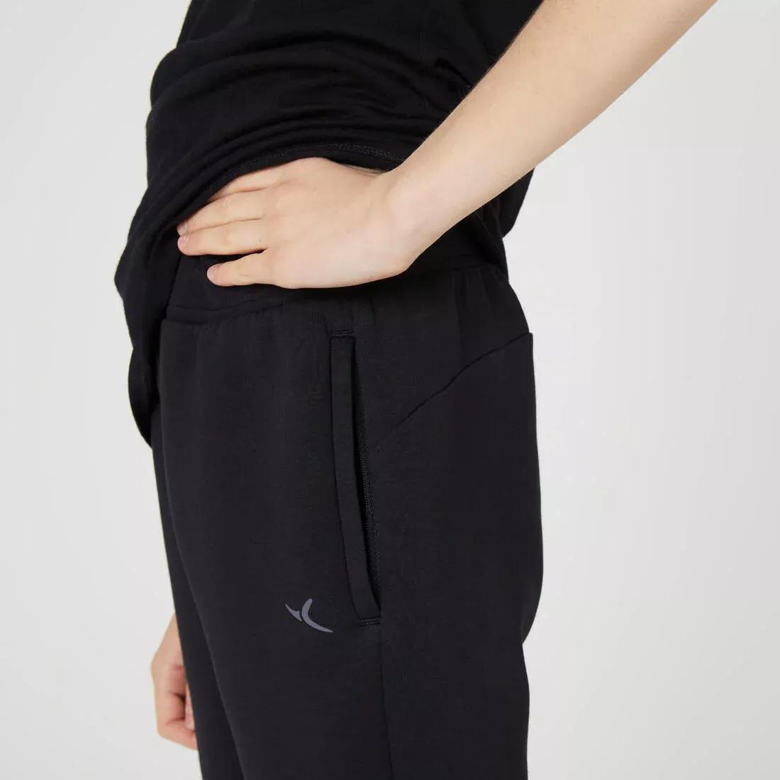 Kids Unisex Breathable Jogging Bottoms - 900, Black, , large image number 13