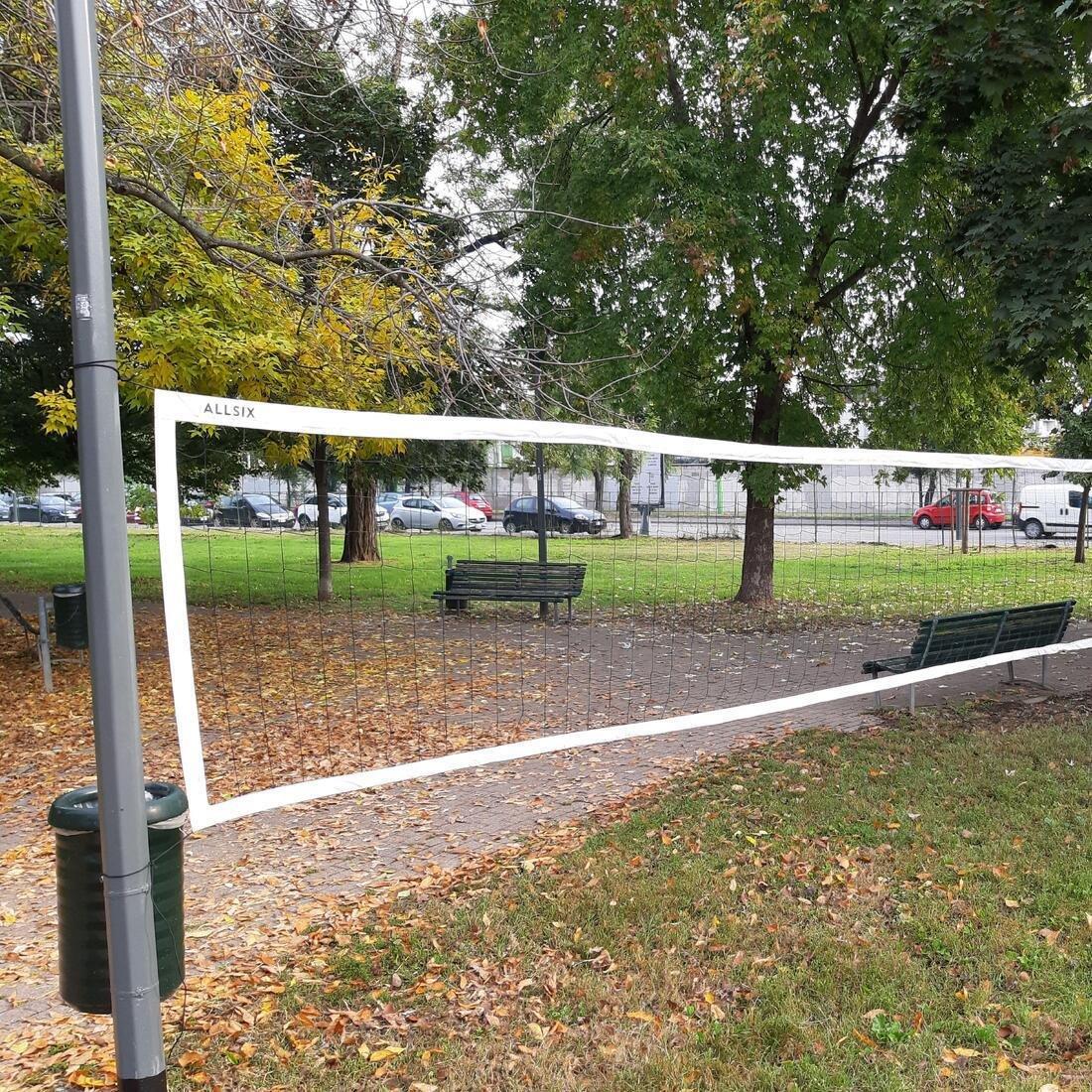 ULTRA WHITE Volleyball Net for Outdoor Play, No Color, large image number 1