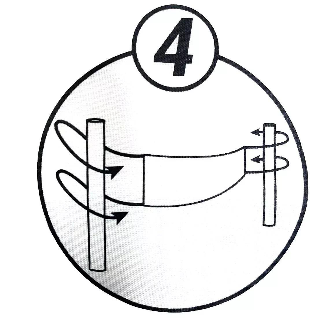 ULTRA WHITE Volleyball Net for Outdoor Play, No Color, large image number 2