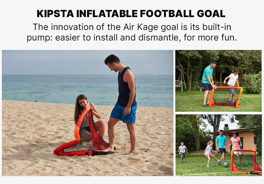 Inflatable Football Goal Air Kage Pump, Navy, No Color, large image number 18