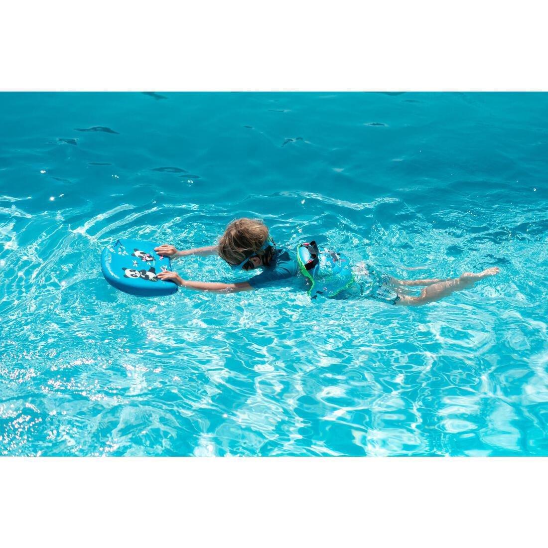 Kid's Swim Board With Strokes With Print Gigi, Cyan, No Color, large image number 3