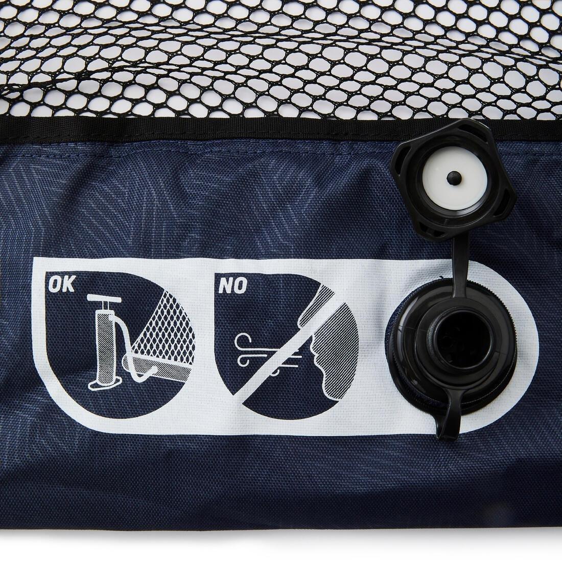 NAVY BLUE Inflatable Football Goal Air Kage Size M - Blue, No Color, large image number 2