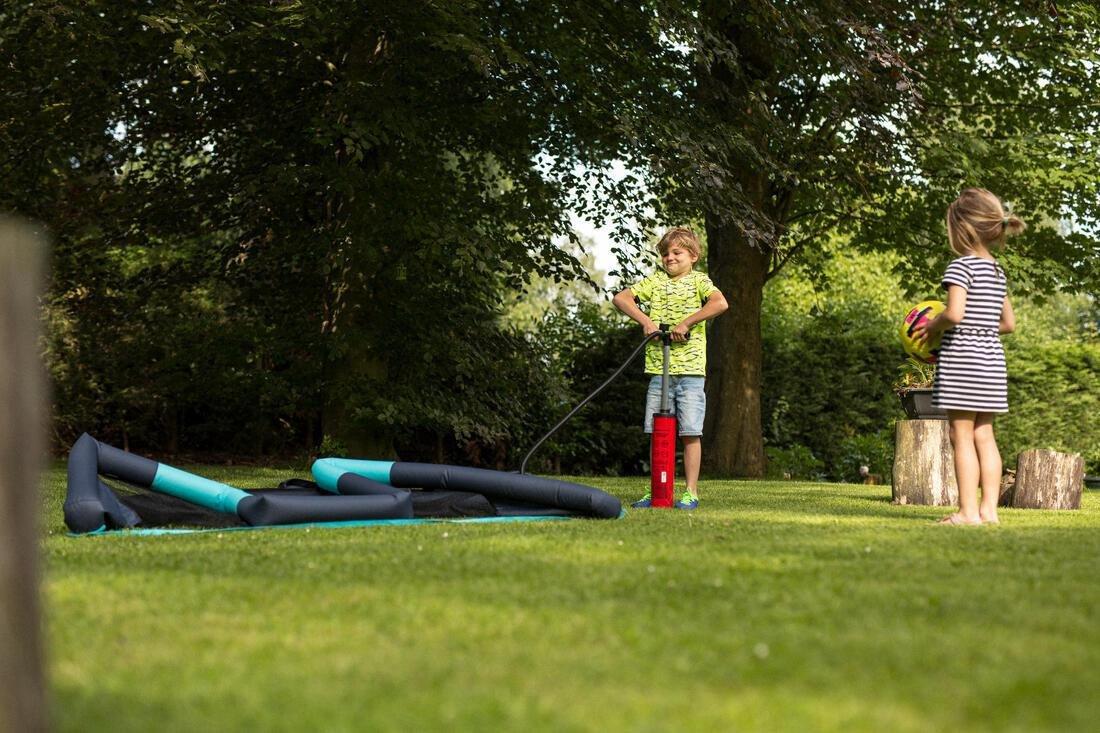 NAVY BLUE Inflatable Football Goal Air Kage Size M - Blue, No Color, large image number 14