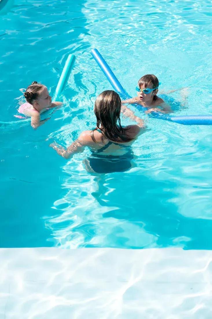Foam Swimming Pool Noodle, Cyan, No Color, large image number 5