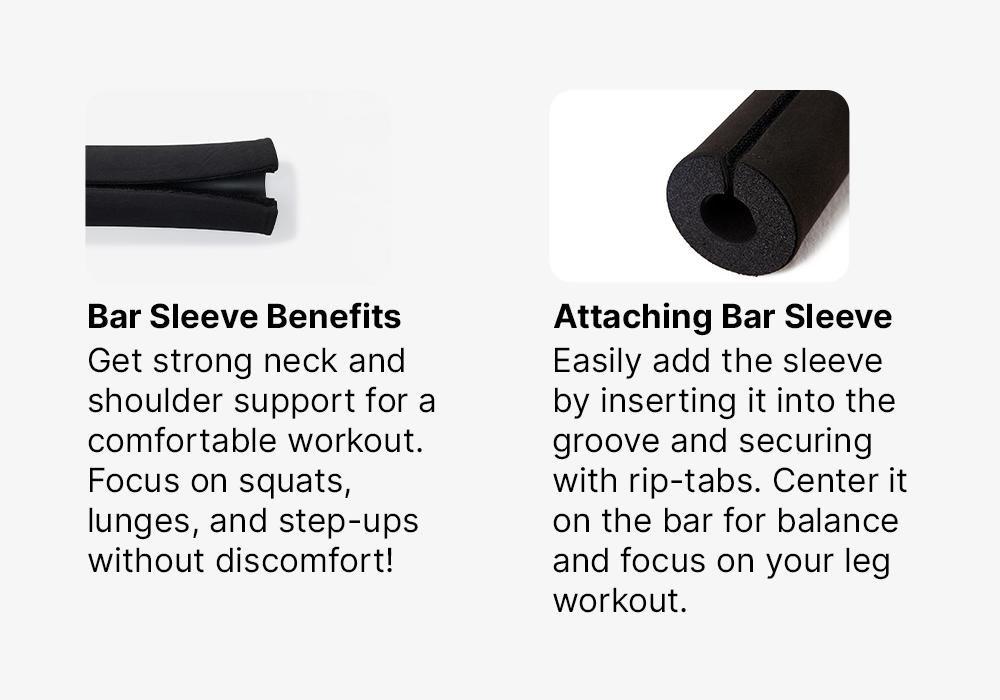 Weight Training Foam Rip-Tab Squat Pad, Black, No Color, large image number 8