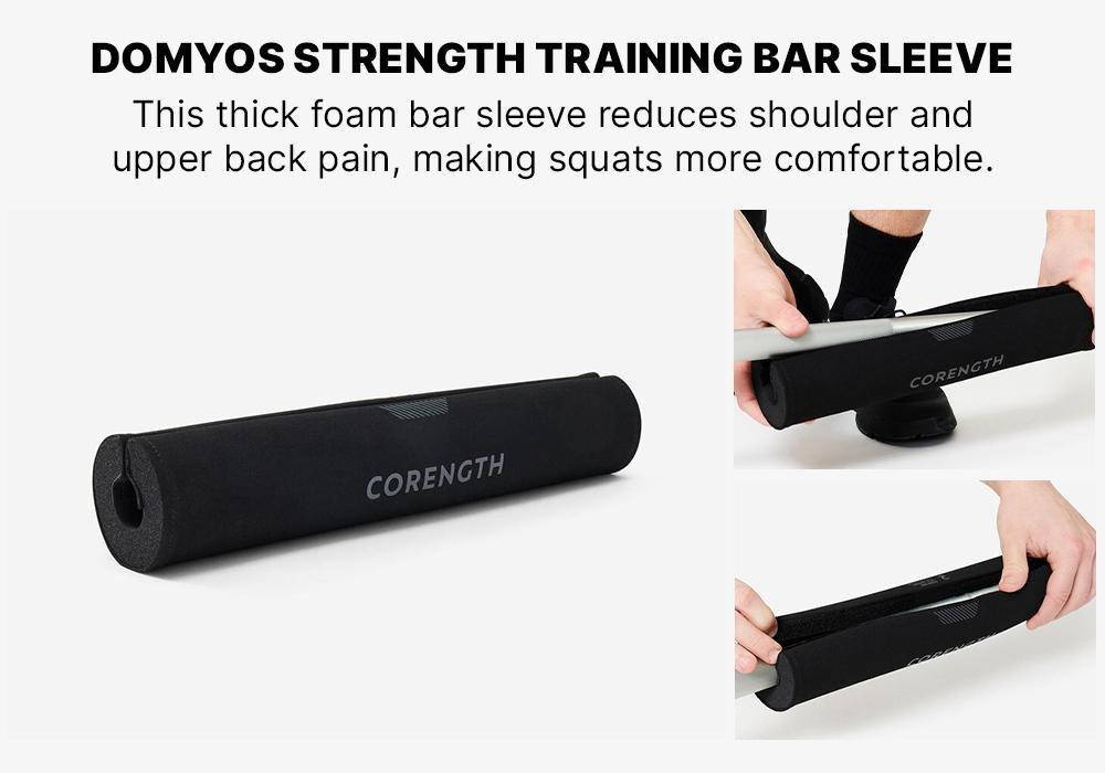Weight Training Foam Rip-Tab Squat Pad, Black, No Color, large image number 9