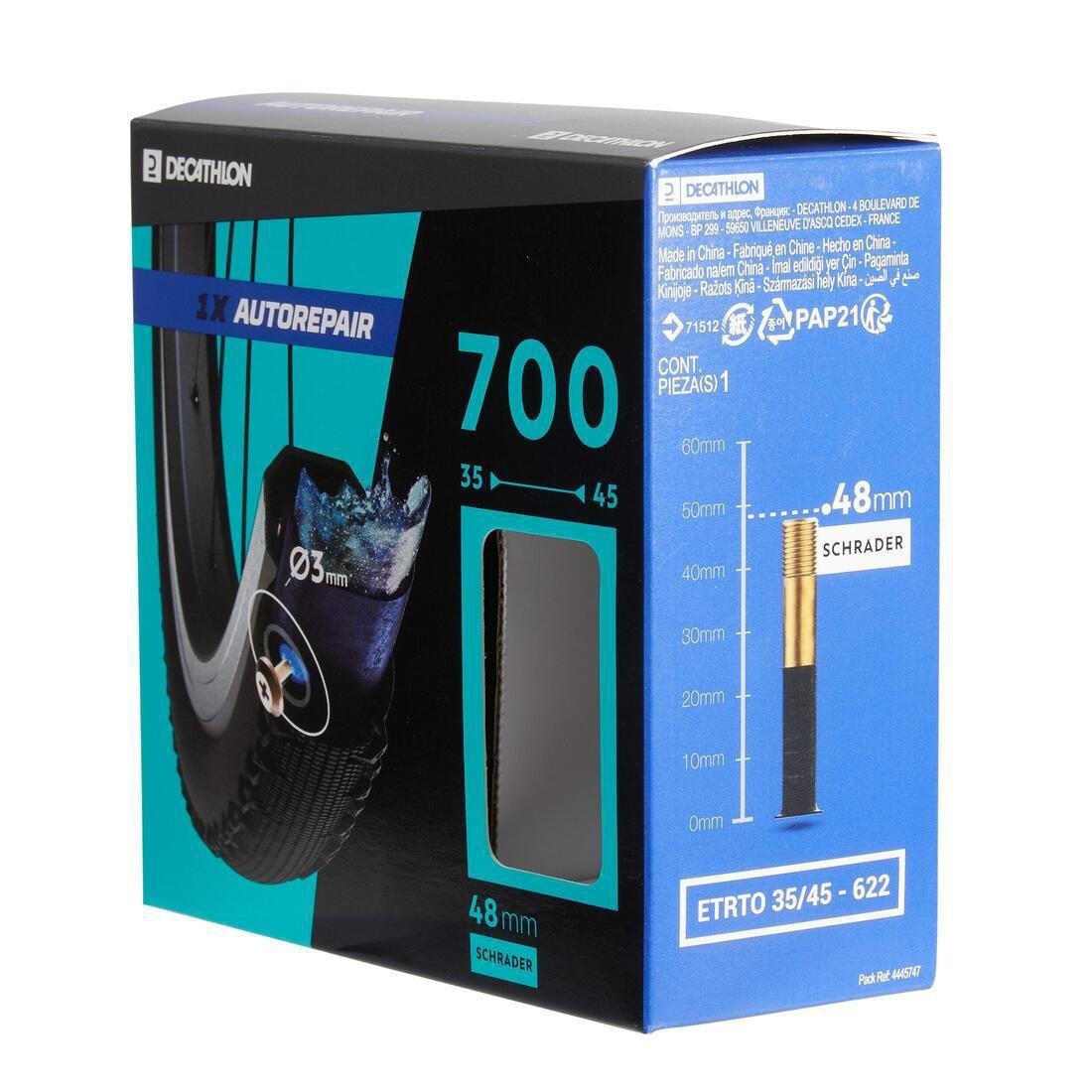 Self-Repairing Schrader Inner Tube, No Color, large image number 1