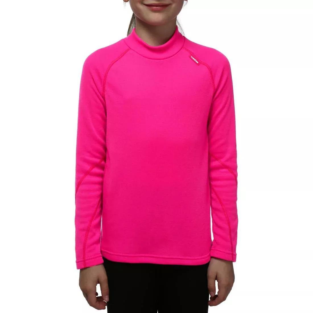 Kids Ski Base Layer Top - Bl 100, White, , large image number 7