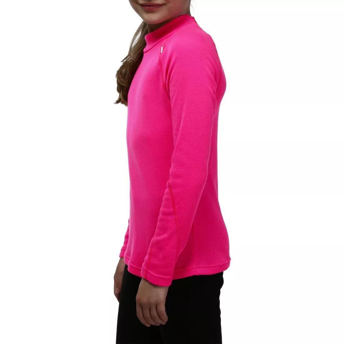 Kids Ski Base Layer Top - Bl 100, White, No Color, large image number 13