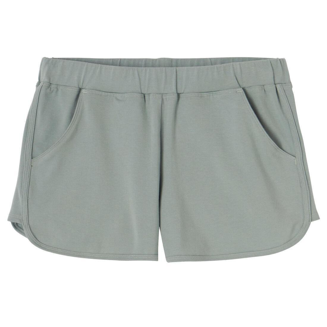 Regular-Fit OrganicCottonFitness Shorts With Pockets, Verdigris, , large image number 3