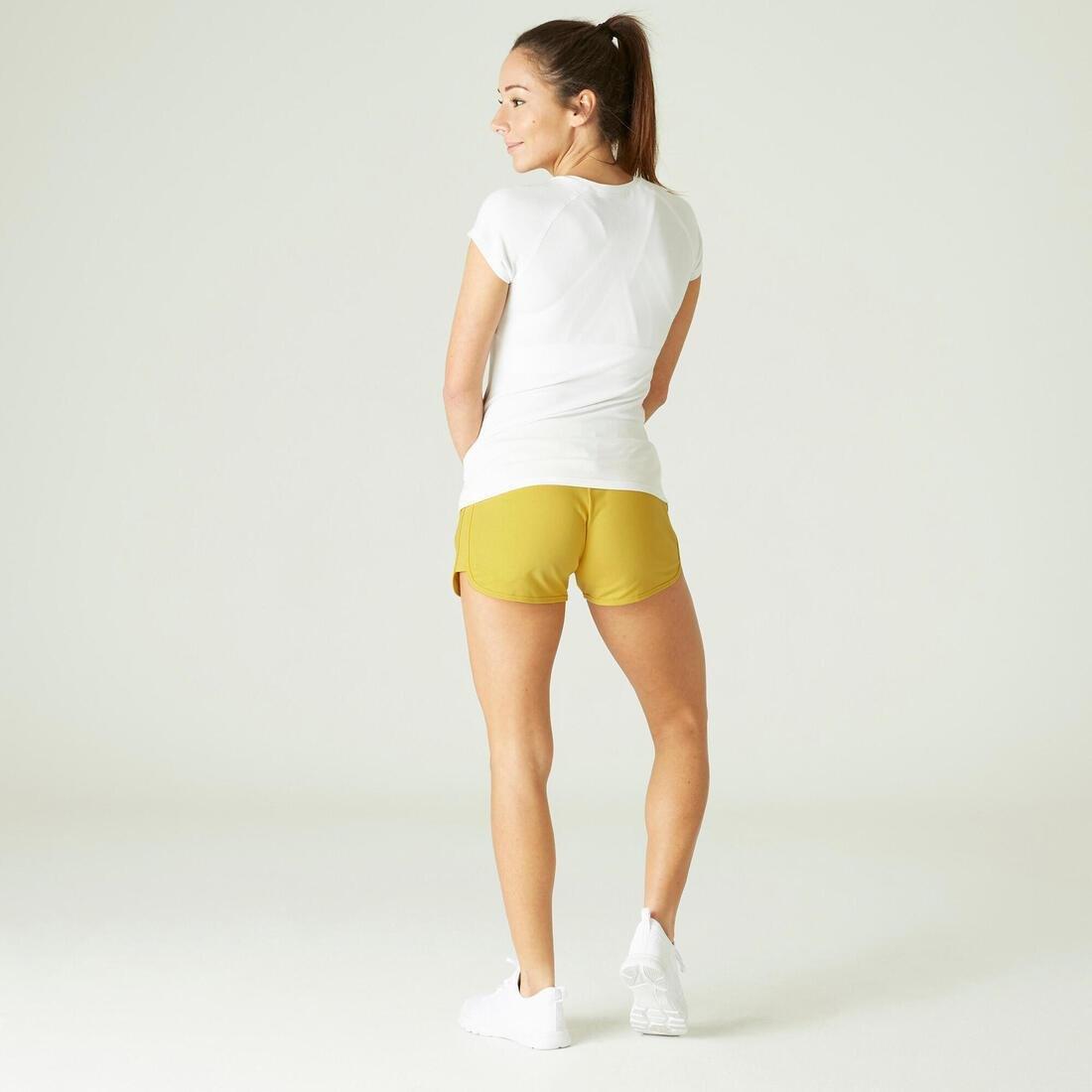 Regular-Fit OrganicCottonFitness Shorts With Pockets, Verdigris, , large image number 14
