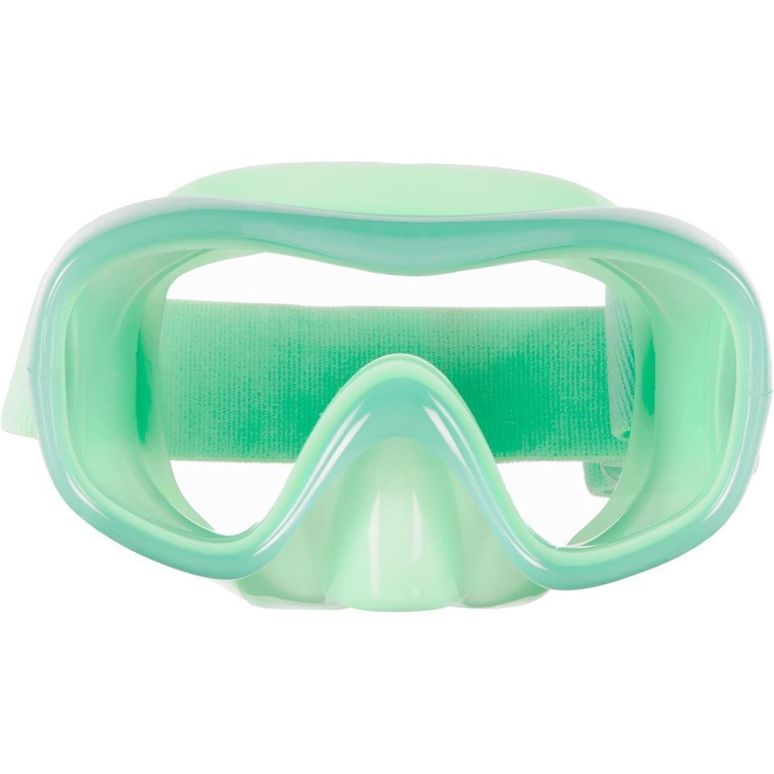Diving Mask 100 Comfort Hazy, Blue, , large image number 12