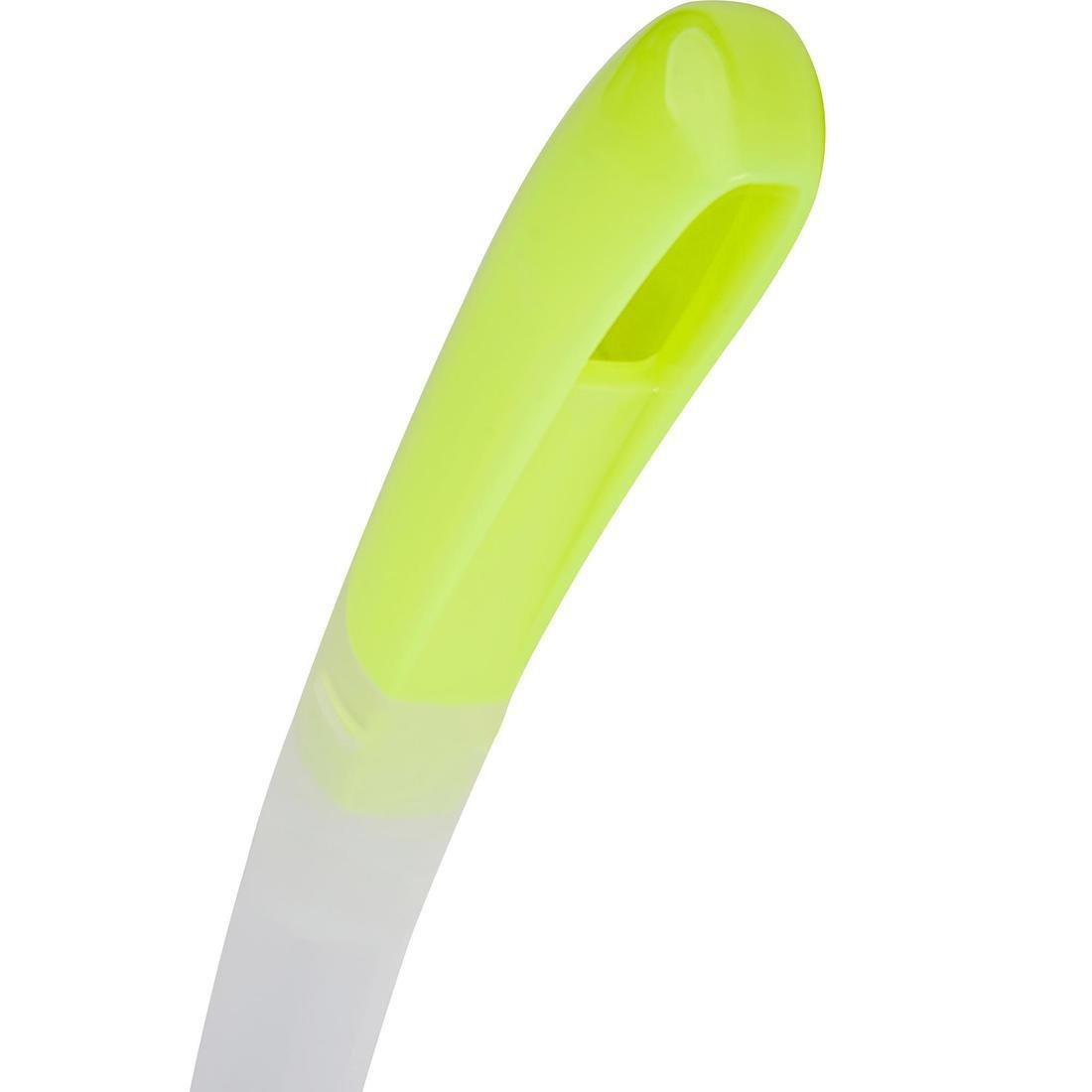 Kids Unisex Diving Snorkel With Valve - 100, Translucent, No Color, large image number 3