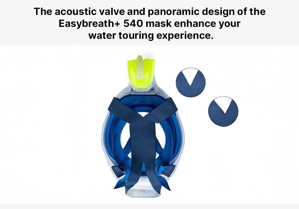 Easybreath Surface Mask Acoustic Valve 540 Freetalk, Blue, No Color, large image number 19