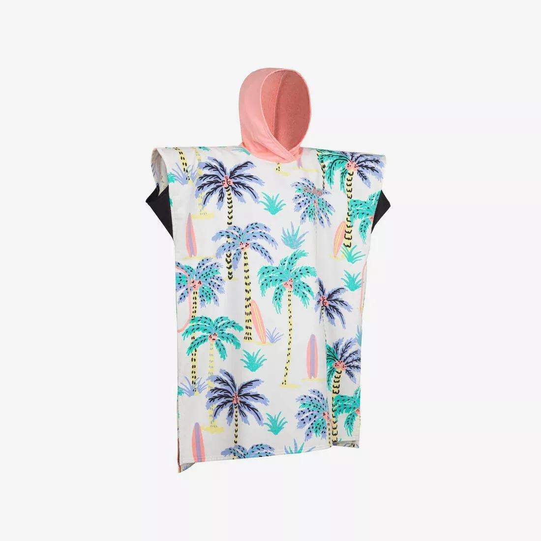 Kids Unisex Surf Poncho - 550, Black, No Color, large image number 11