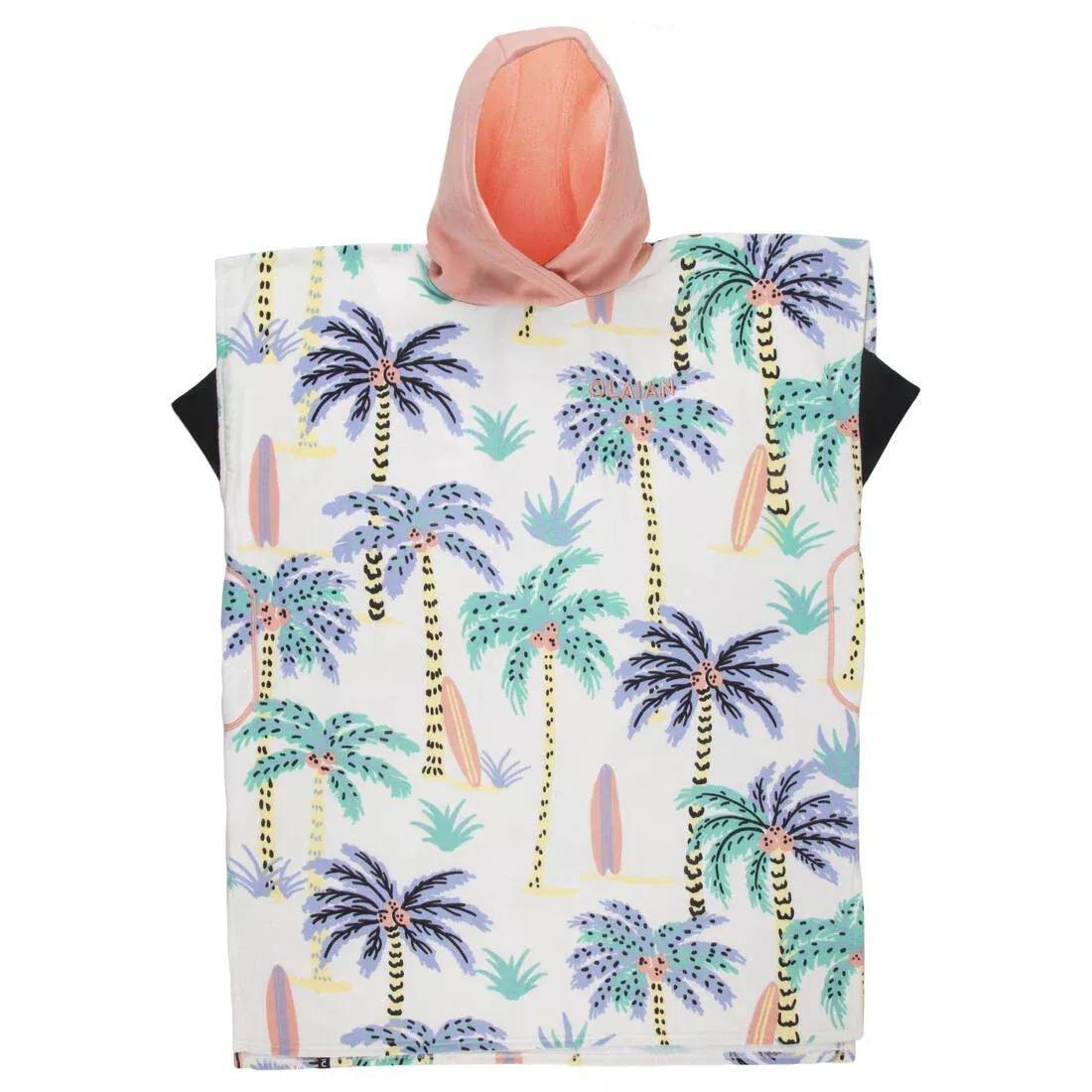 Kids Unisex Surf Poncho - 550, Black, No Color, large image number 13