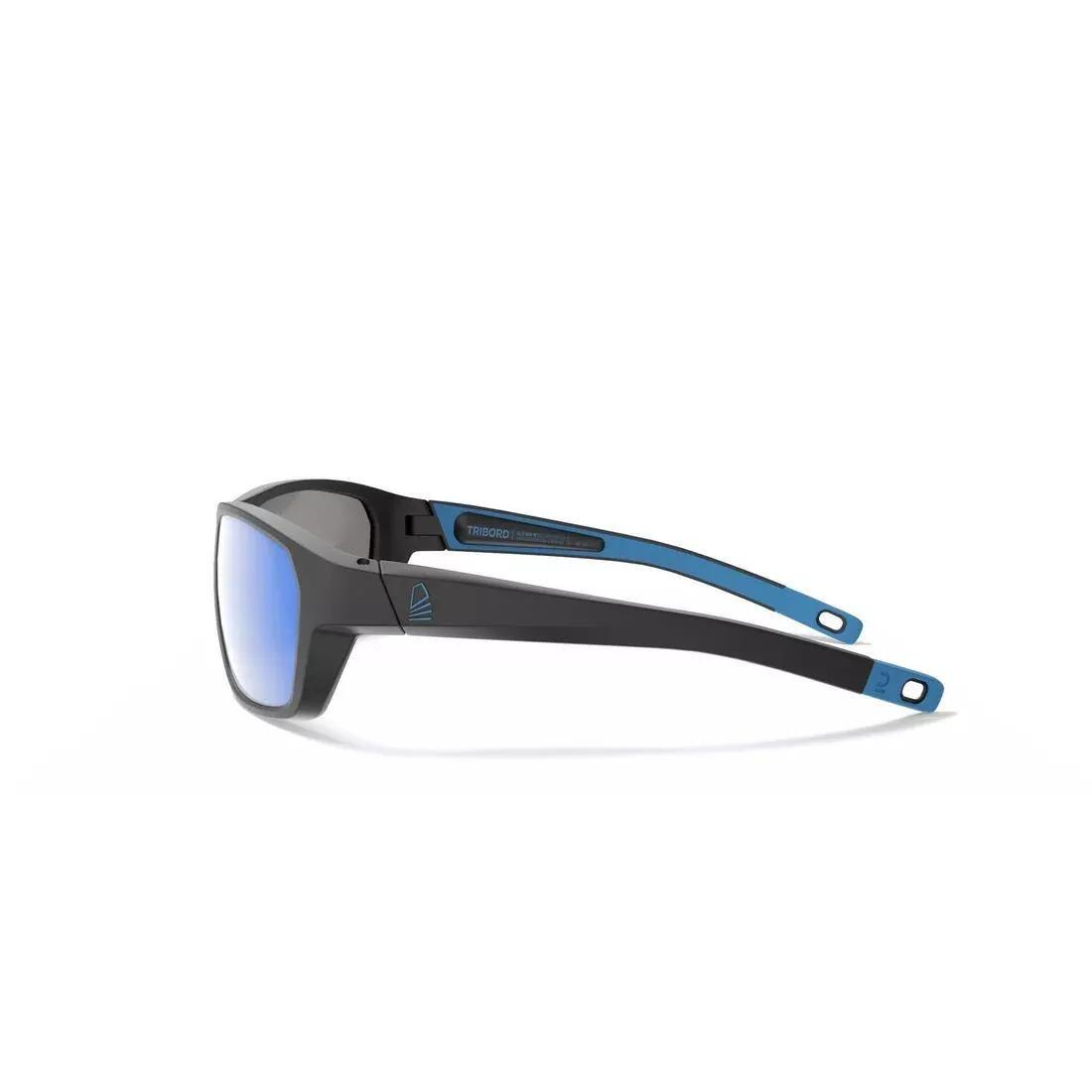 Unisex Sailing Floating Polarised Sunglasses - 500 Size M, Black, No Color, large image number 3