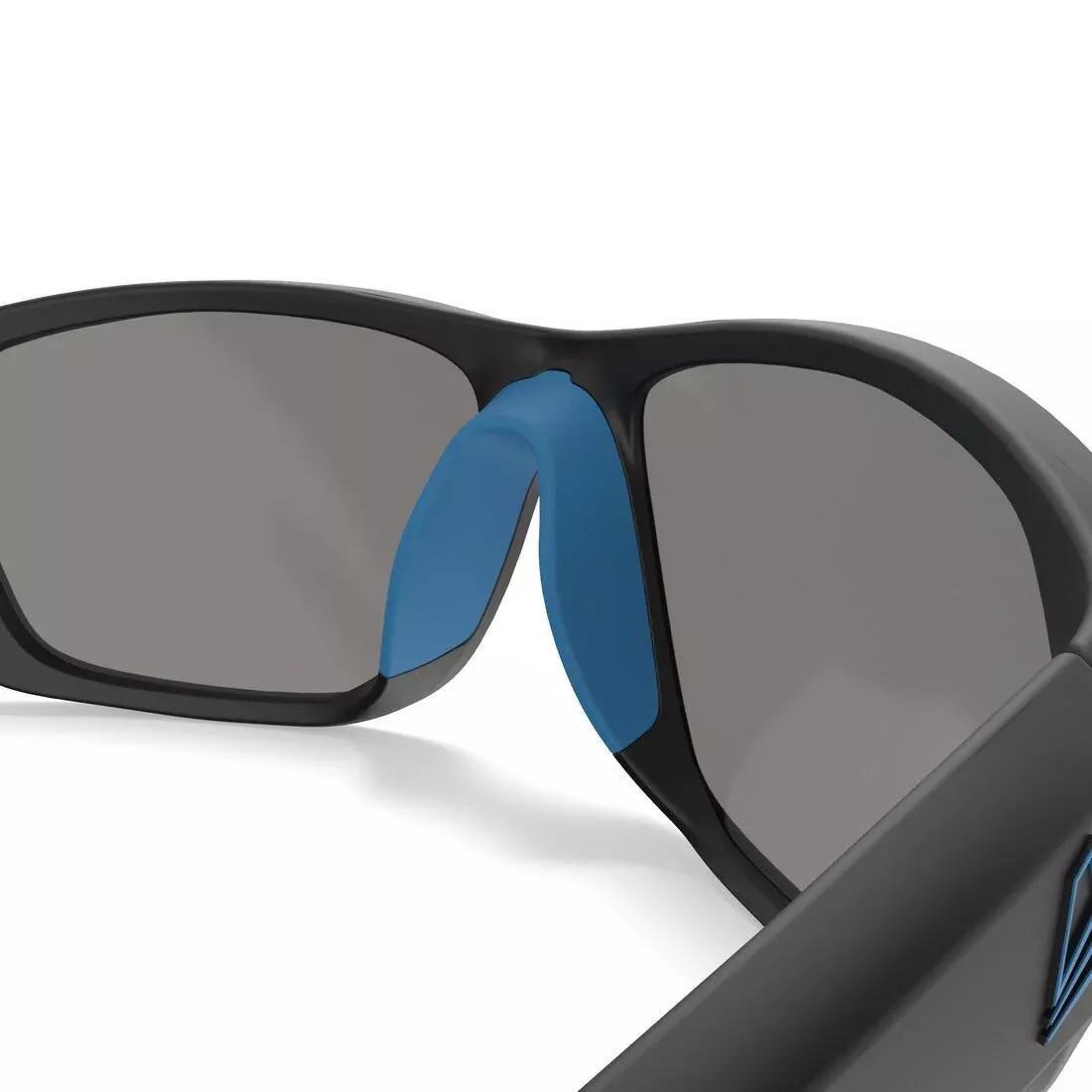 Unisex Sailing Floating Polarised Sunglasses - 500 Size M, Black, No Color, large image number 9