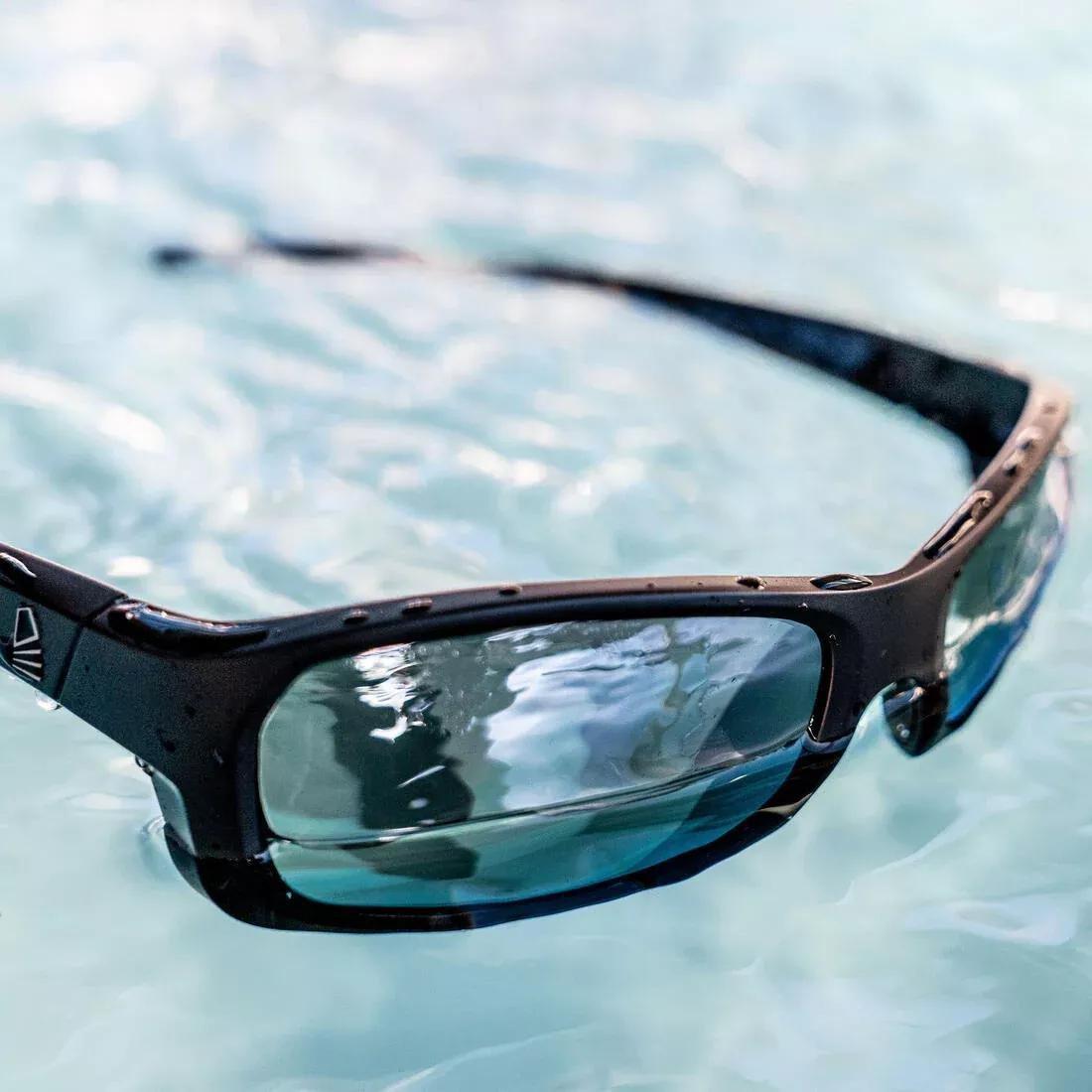 Unisex Sailing Floating Polarised Sunglasses - 500 Size M, Black, No Color, large image number 13
