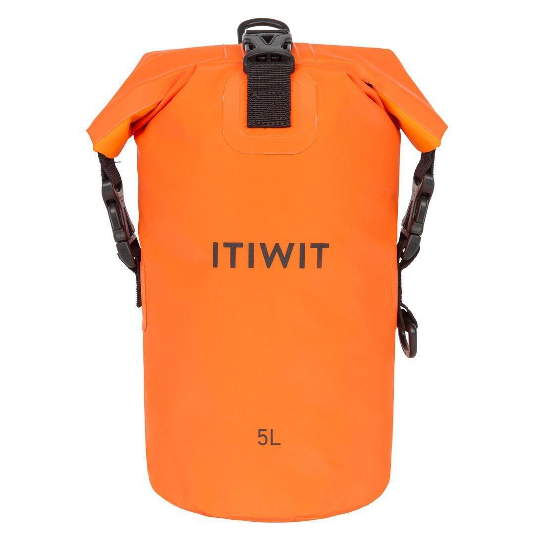 Waterproof Dry Bag 5L, Orange, No Color, large image number 9