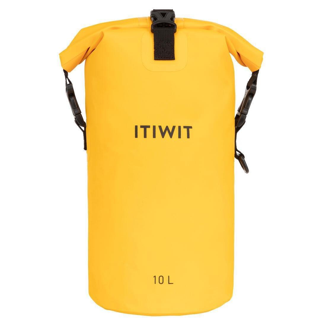 Waterproof Dry Bag 10L, Orange, No Color, large image number 3
