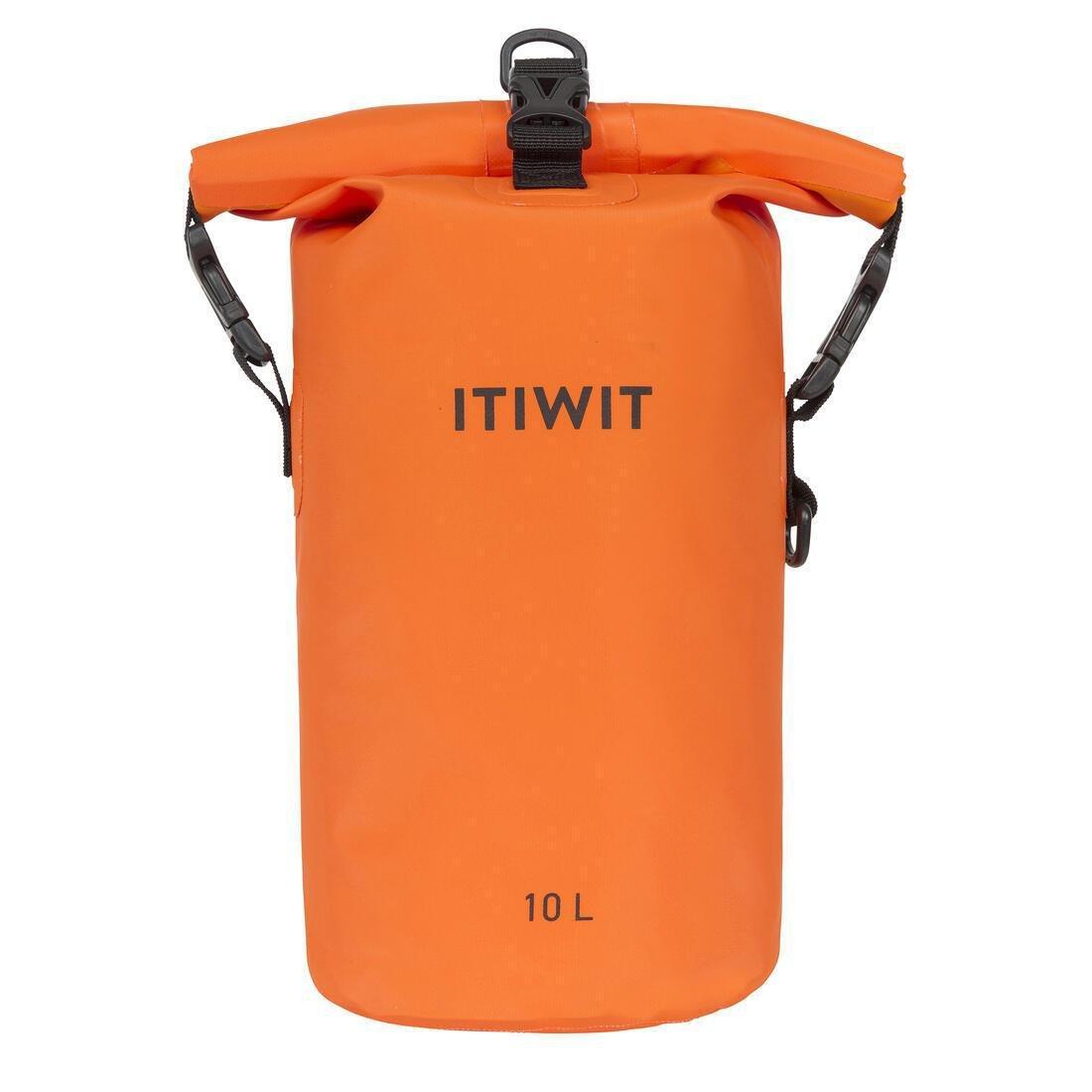 Waterproof Dry Bag 10L, Orange, No Color, large image number 9