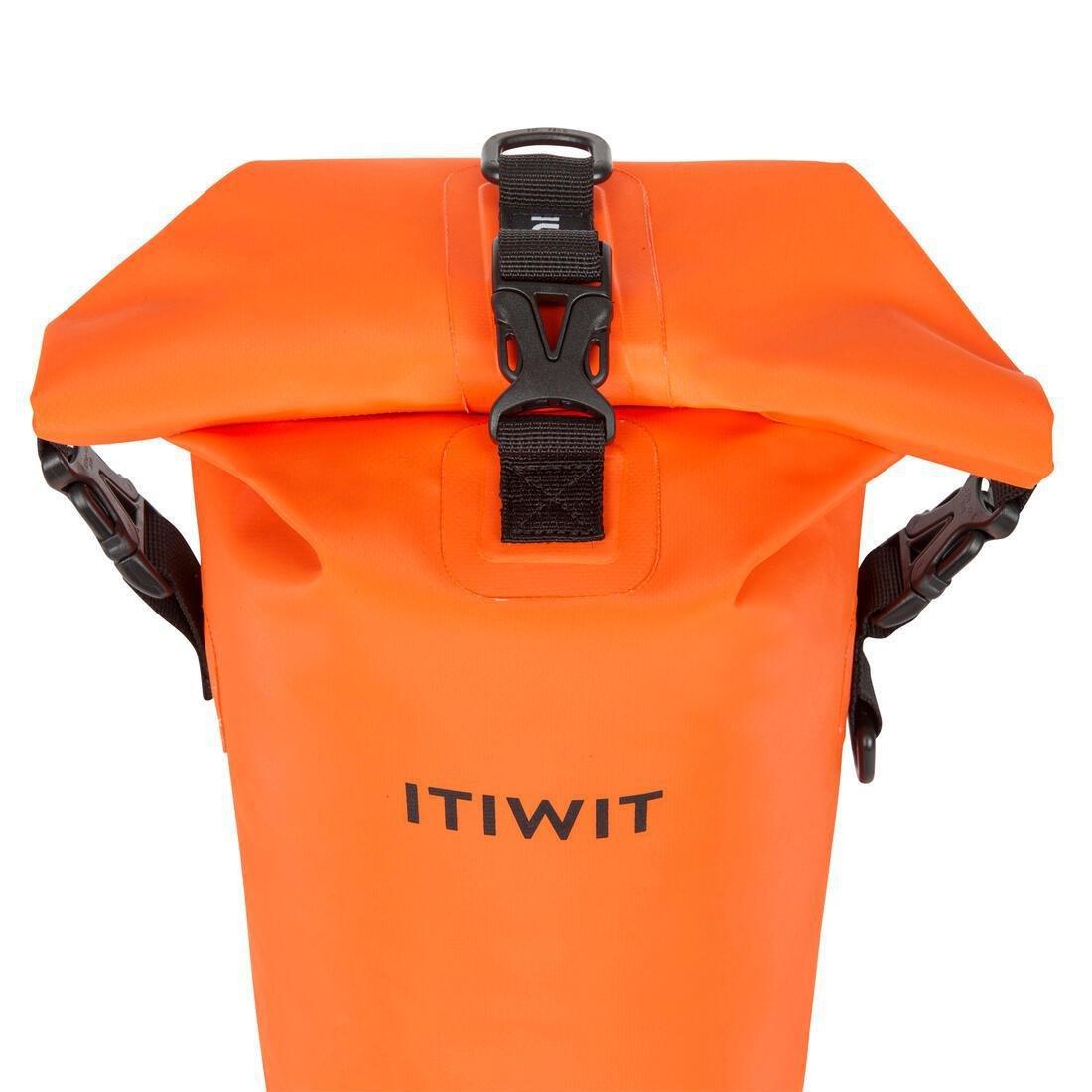 Waterproof Dry Bag 10L, Orange, No Color, large image number 13