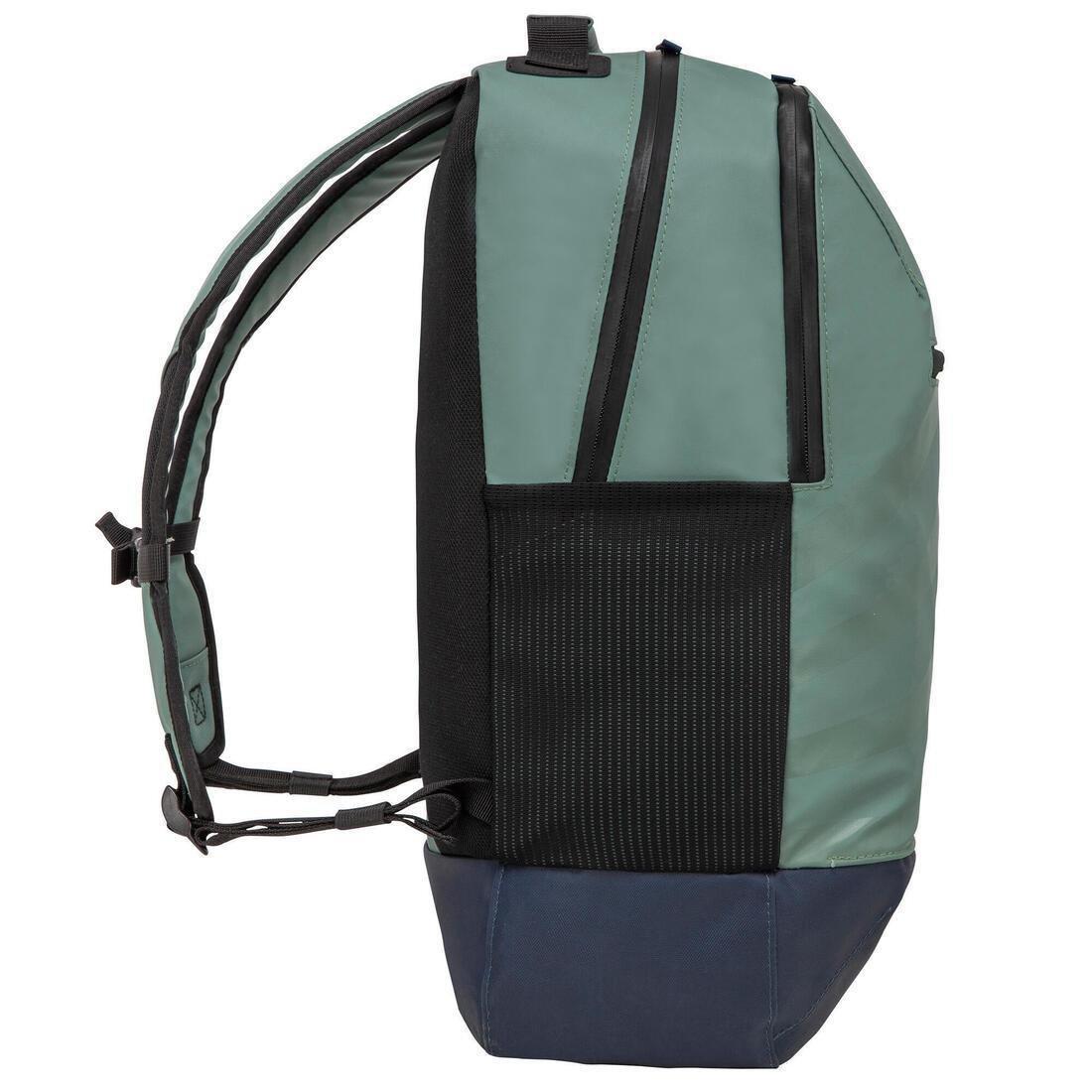 Unisex Water-Repellent Backpack - 25 Litres, Yellow, No Color, large image number 2