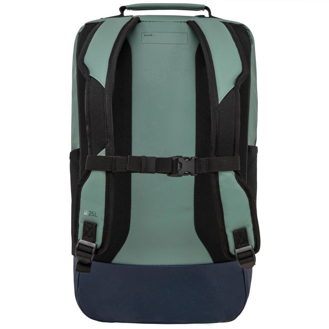 Unisex Water-Repellent Backpack - 25 Litres, Yellow, No Color, large image number 3