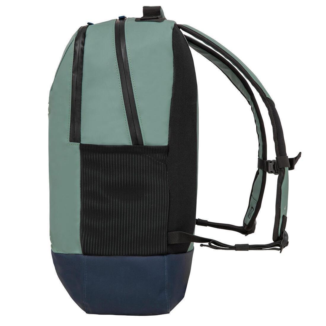 Unisex Water-Repellent Backpack - 25 Litres, Yellow, No Color, large image number 4