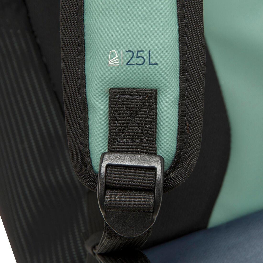 Unisex Water-Repellent Backpack - 25 Litres, Yellow, No Color, large image number 6