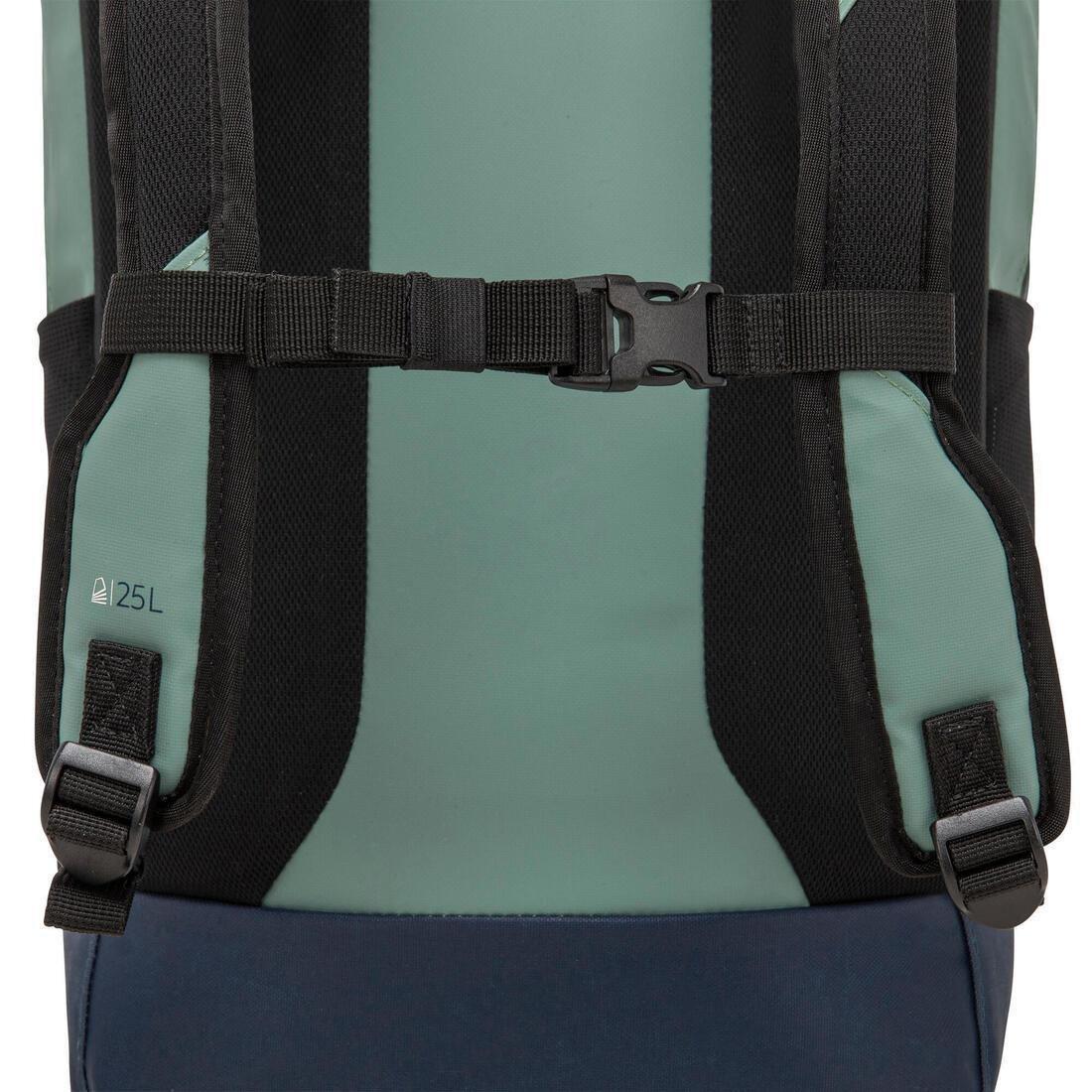 Unisex Water-Repellent Backpack - 25 Litres, Yellow, No Color, large image number 8