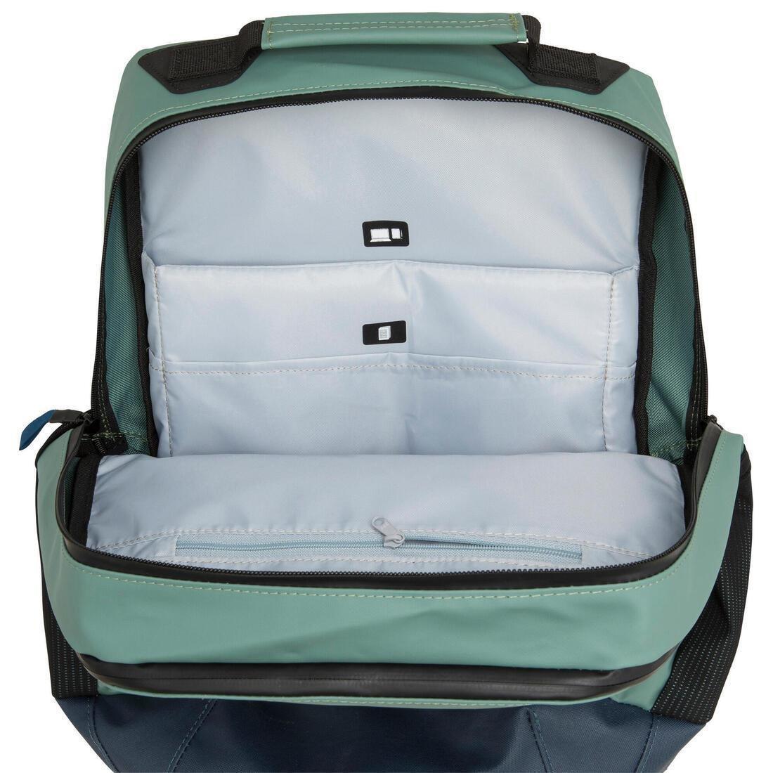 Unisex Water-Repellent Backpack - 25 Litres, Yellow, No Color, large image number 9