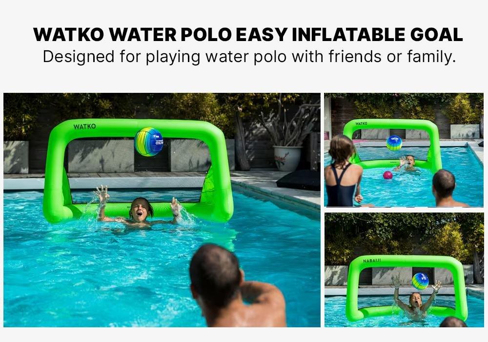 Water Polo Watgoal Easy Inflatable Goal 1.5 M, Green, No Color, large image number 11