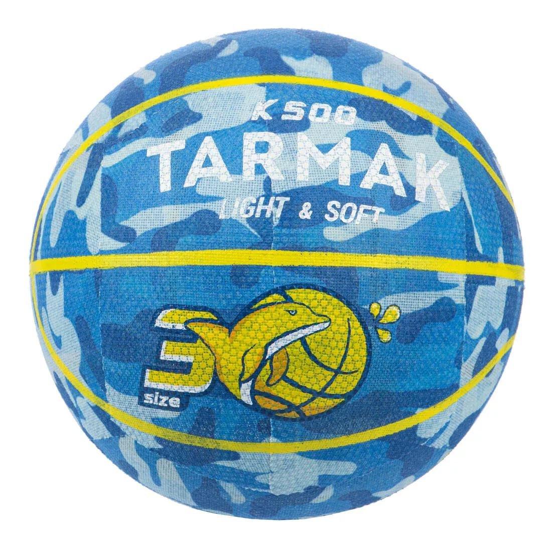 Kids Beginner Basketball K500, Blue, No Color, large image number 0