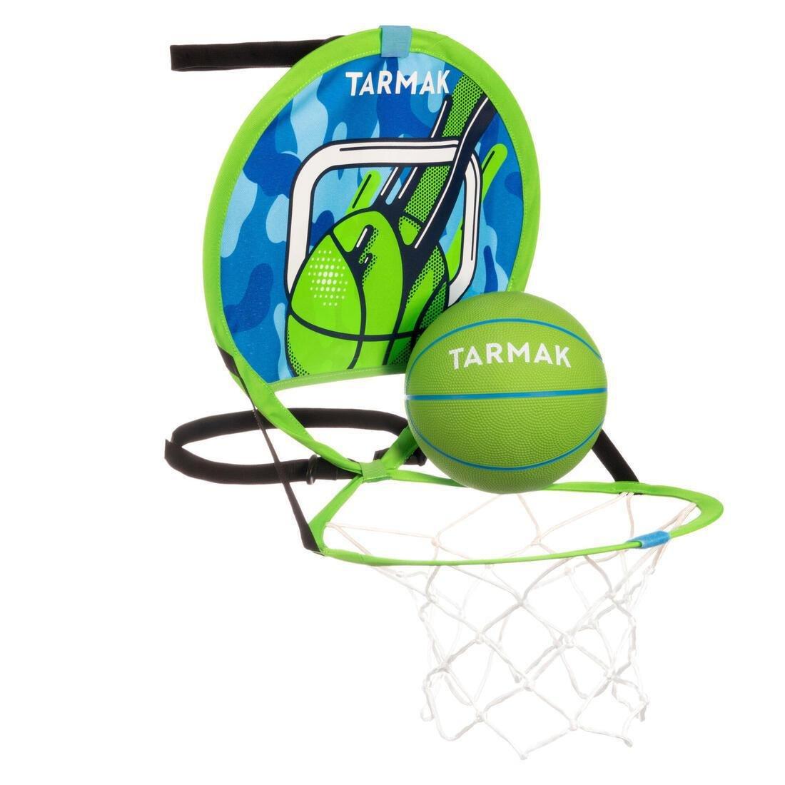 TARMAK - Hoop 100 Kids/Adult Portable Basketball Basket With Ball