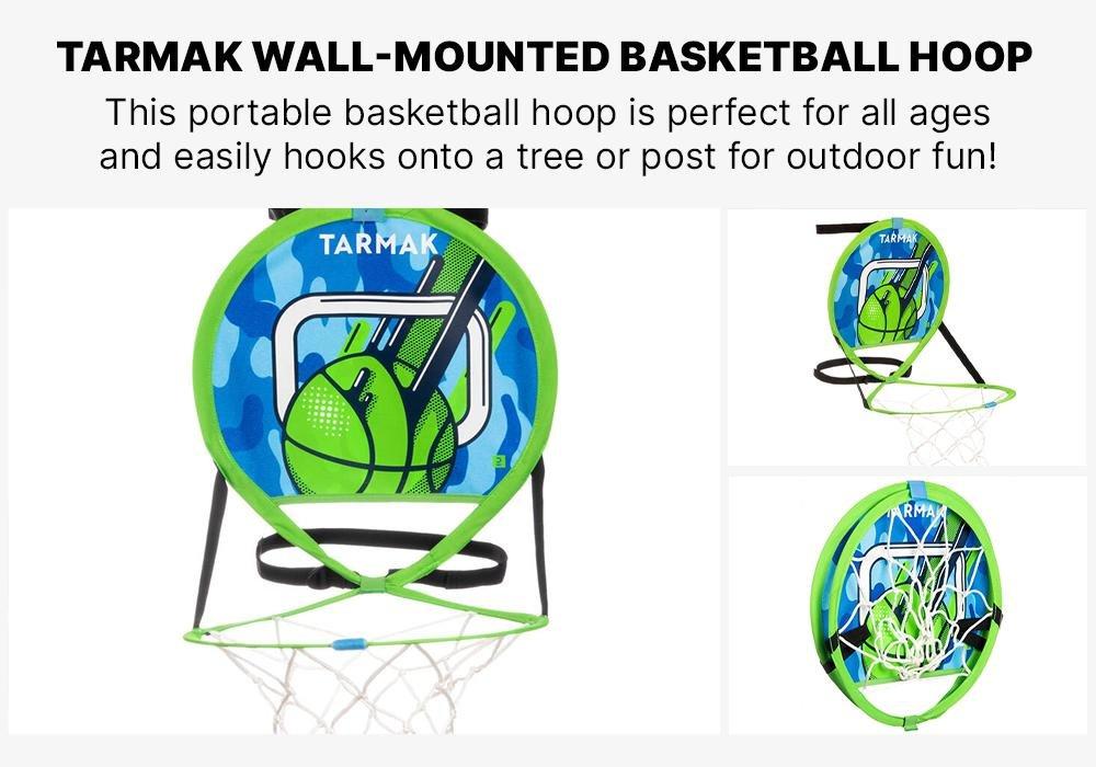 Hoop 100 Kids/Adult Portable Basketball Basket With Ball, No Color, large image number 17