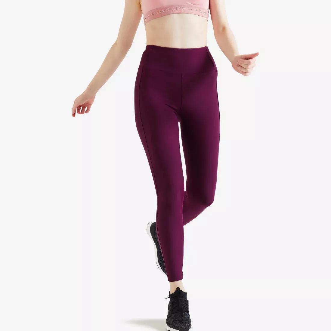 Women Fitness Cardio Leggings With Phone Pocket, Black, , large image number 6